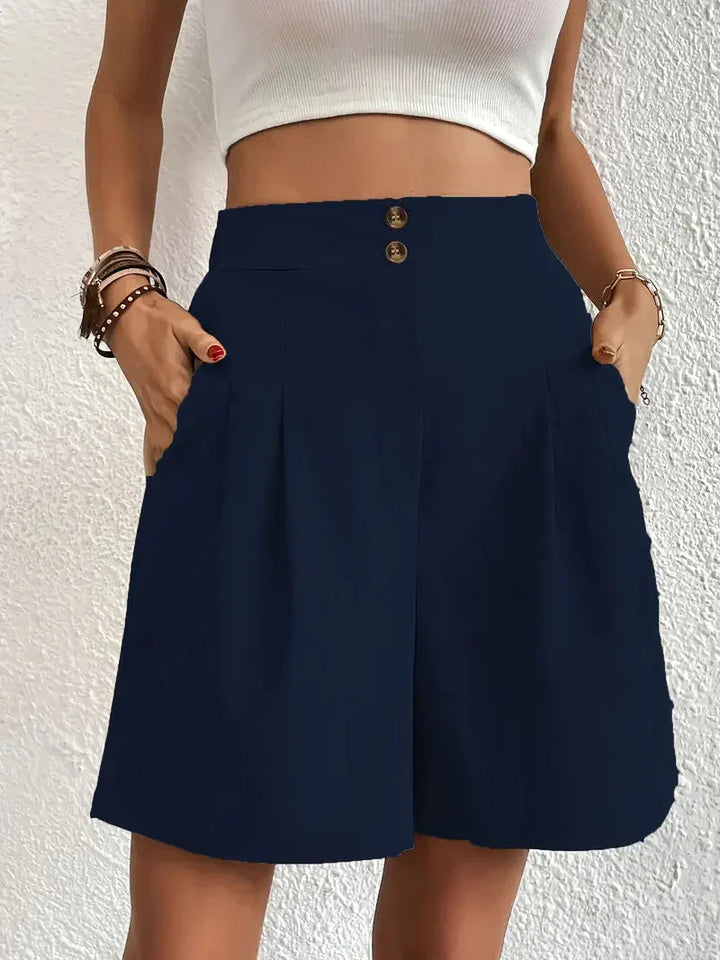 Elegante Damen-Shorts mit hoher Taille für einen modischen und bequemen Look