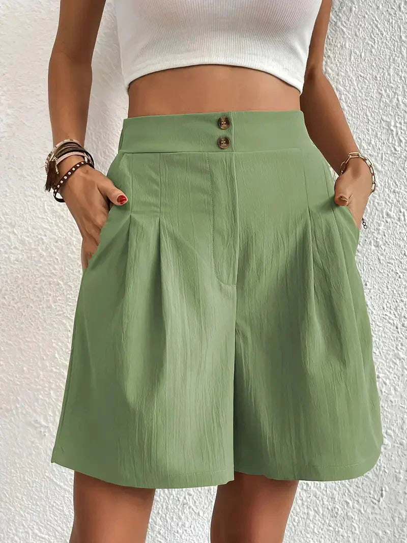 Elegante Damen-Shorts mit hoher Taille für einen modischen und bequemen Look
