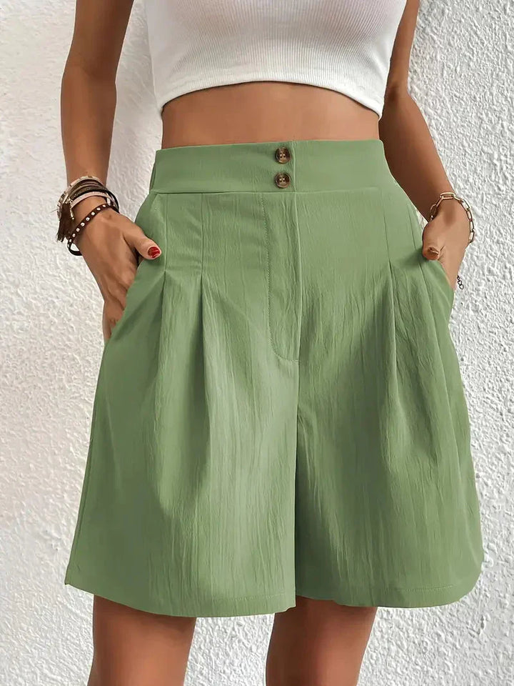 Elegante Damen-Shorts mit hoher Taille für einen modischen und bequemen Look