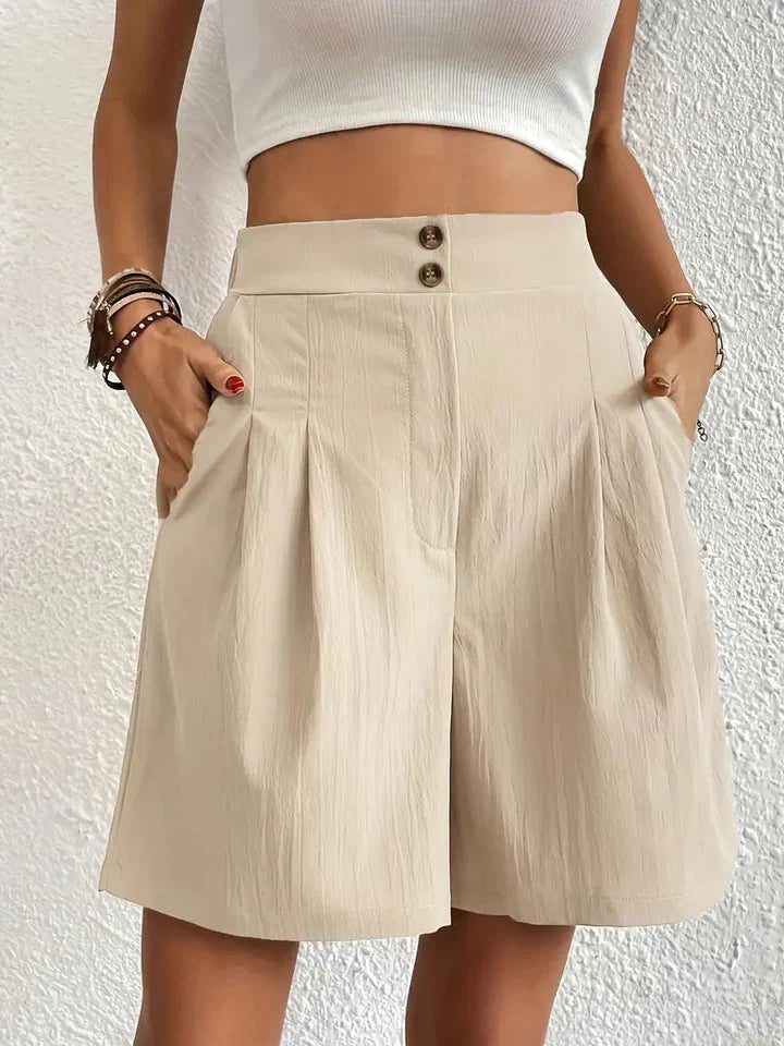 Elegante Damen-Shorts mit hoher Taille für einen modischen und bequemen Look