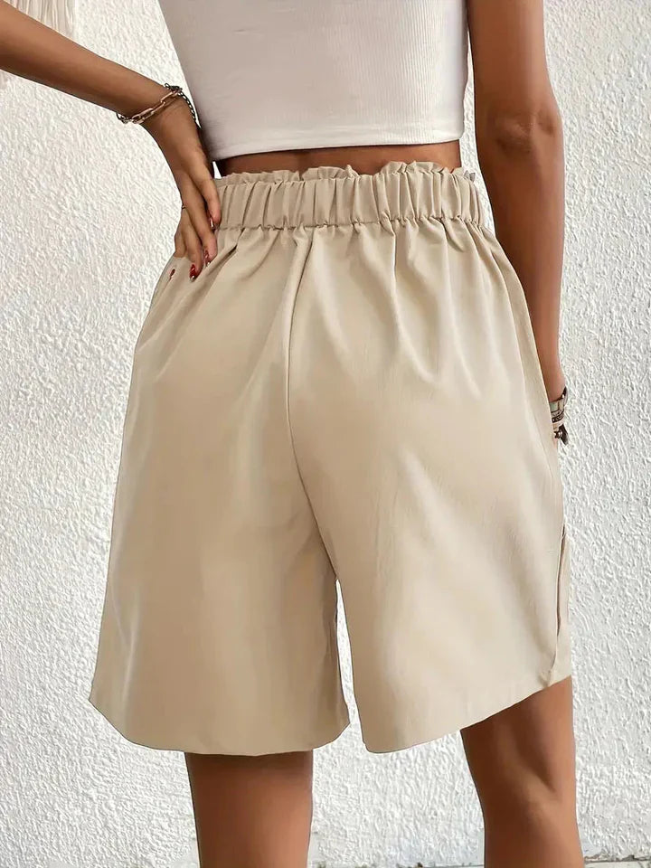 Elegante Damen-Shorts mit hoher Taille für einen modischen und bequemen Look