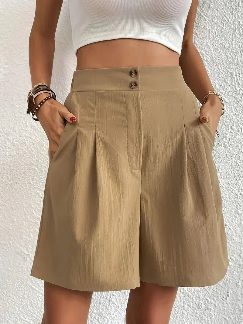 Elegante Damen-Shorts mit hoher Taille für einen modischen und bequemen Look