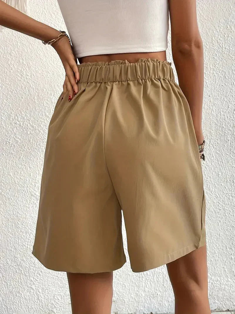 Elegante Damen-Shorts mit hoher Taille für einen modischen und bequemen Look