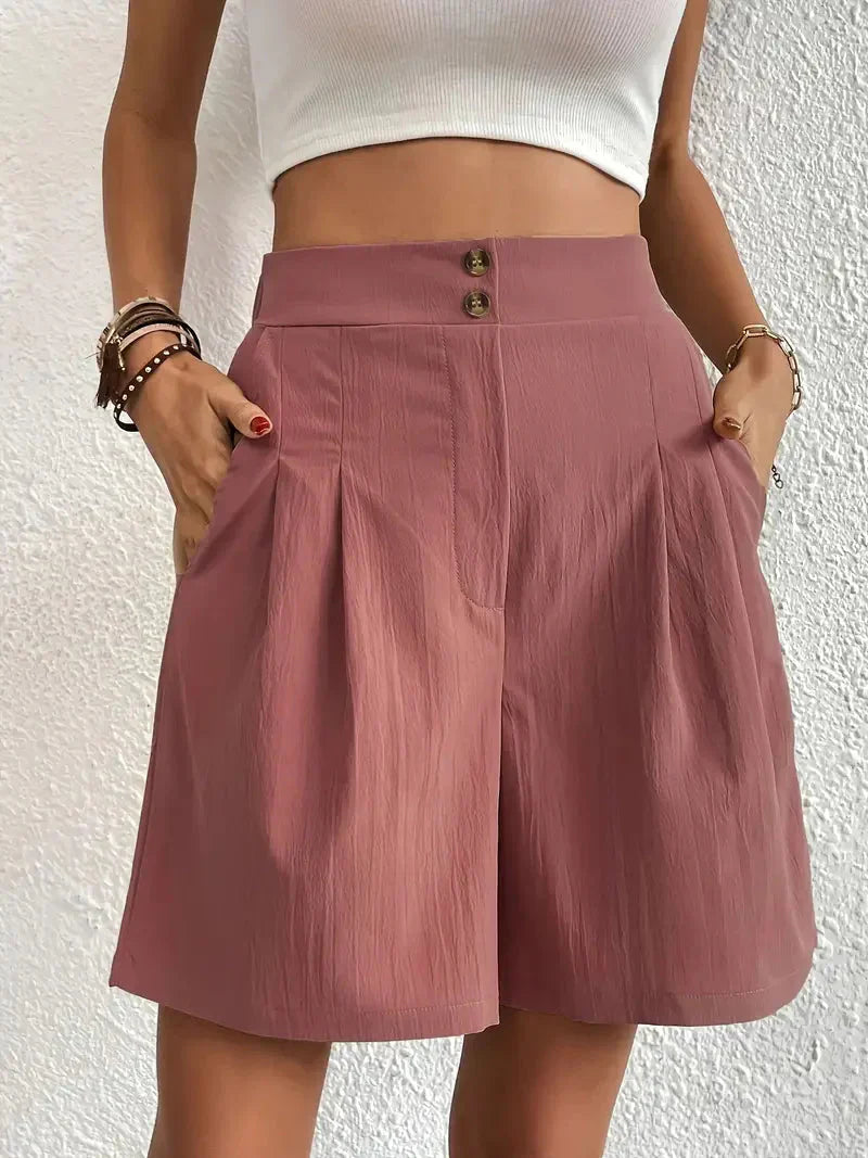 Elegante Damen-Shorts mit hoher Taille für einen modischen und bequemen Look