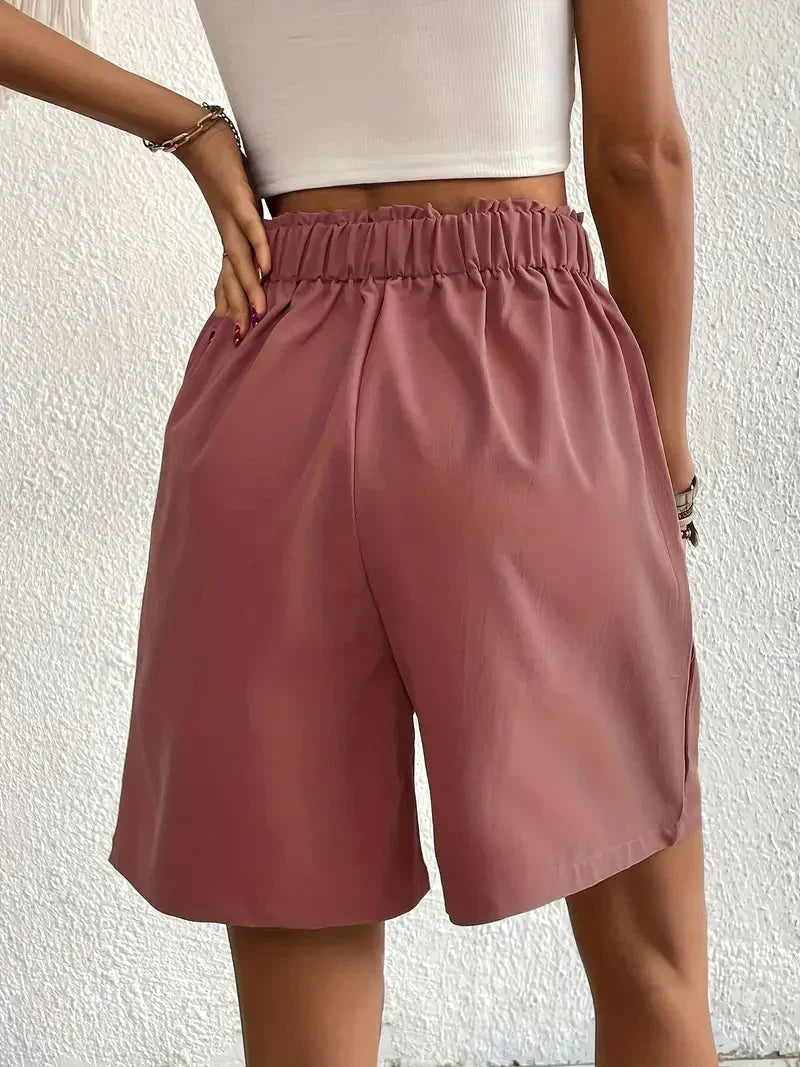 Elegante Damen-Shorts mit hoher Taille für einen modischen und bequemen Look