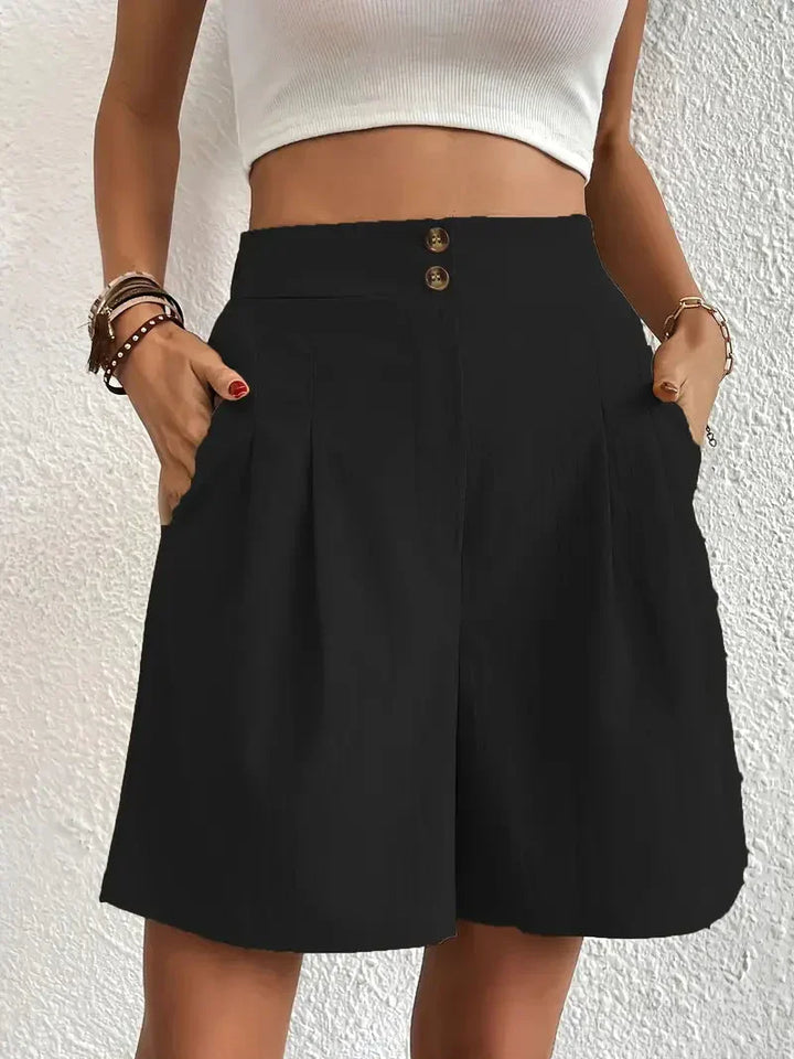 Elegante Damen-Shorts mit hoher Taille für einen modischen und bequemen Look