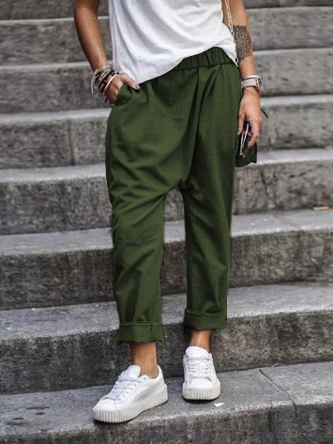 Damen-Baggy-Hosen - Bequeme und modische weite Hosen für den Freizeitlook