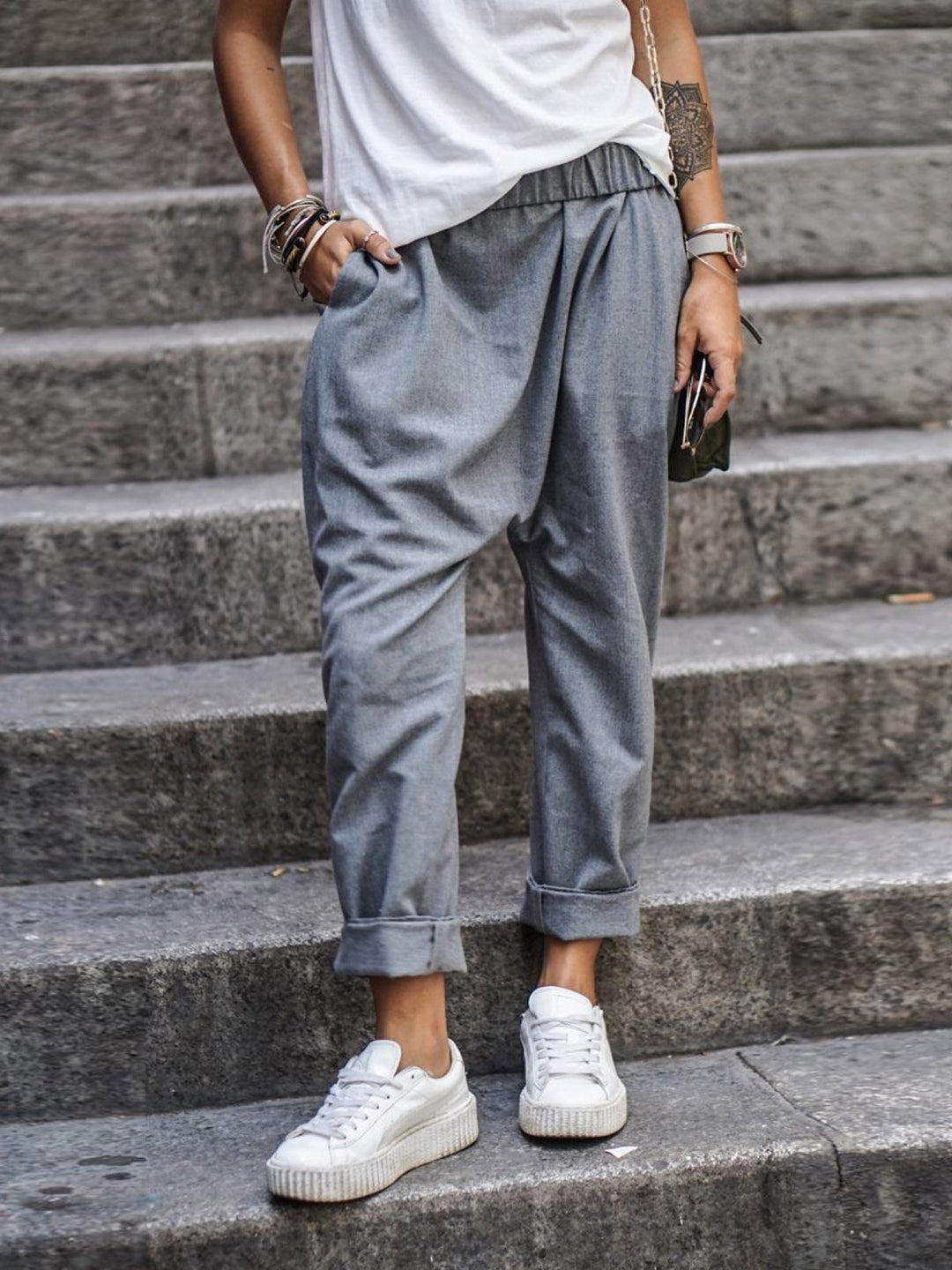 Damen-Baggy-Hosen - Bequeme und modische weite Hosen für den Freizeitlook