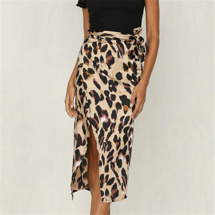 Elegante Damenrok met Luxueuze Luipaardprint - Erica