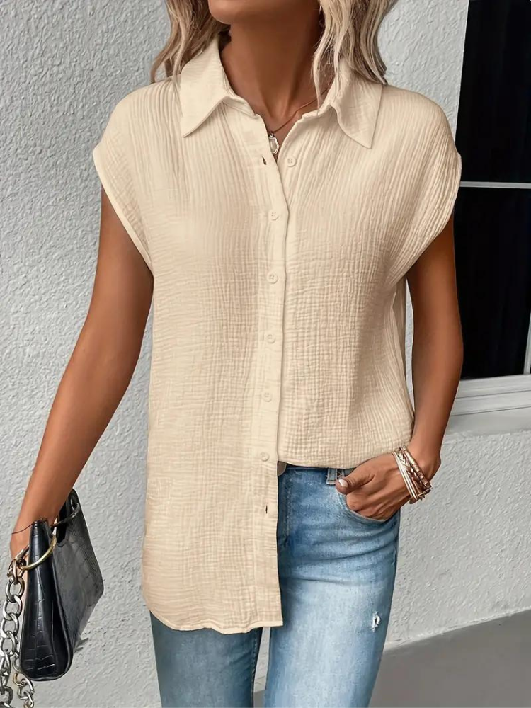 Elegante ärmellose Damenbluse - perfekt für jede Gelegenheit