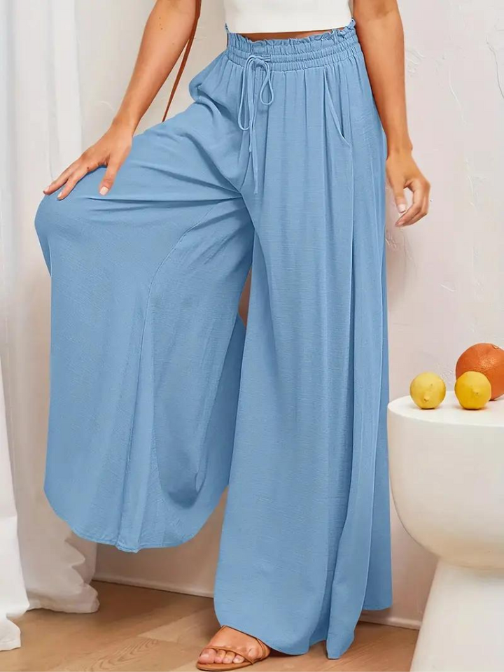 Stylowe i eleganckie damskie spodnie z wysokim stanem dla modnego wyglądu
