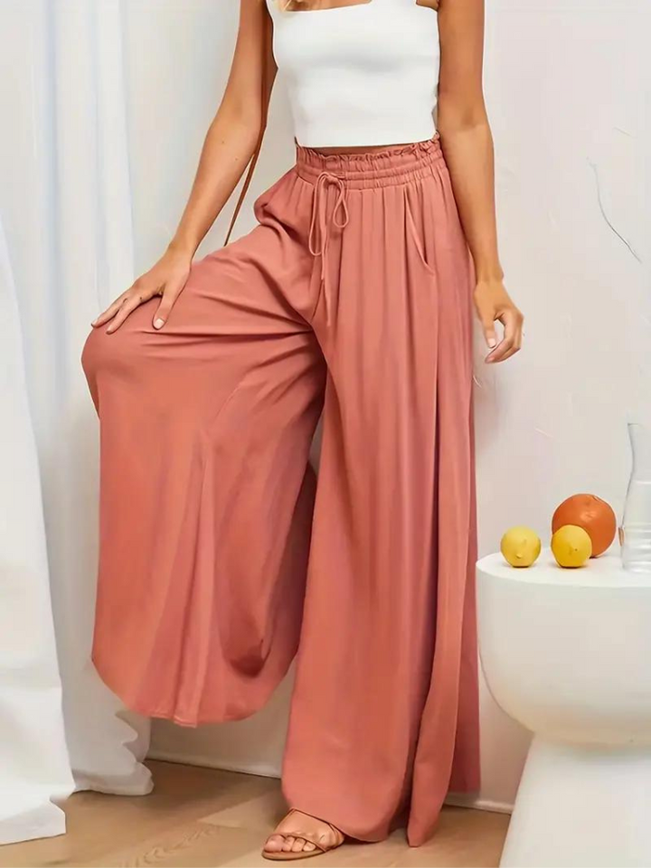 Stylowe i eleganckie damskie spodnie z wysokim stanem dla modnego wyglądu