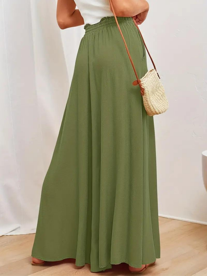 Stylowe i eleganckie damskie spodnie z wysokim stanem dla modnego wyglądu