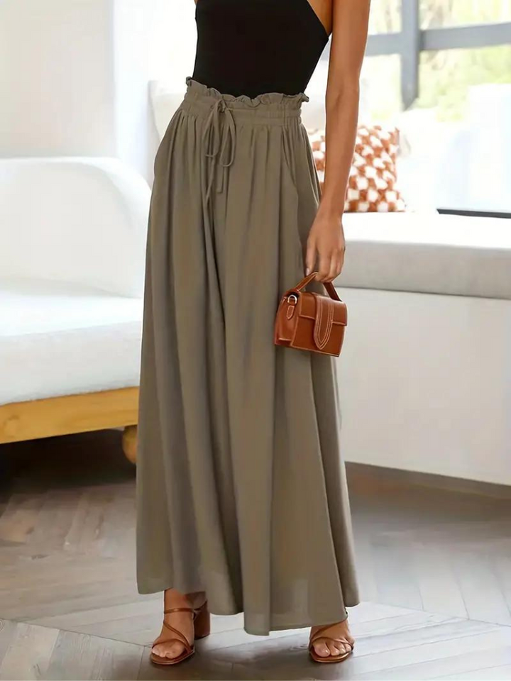 Stylowe i eleganckie damskie spodnie z wysokim stanem dla modnego wyglądu