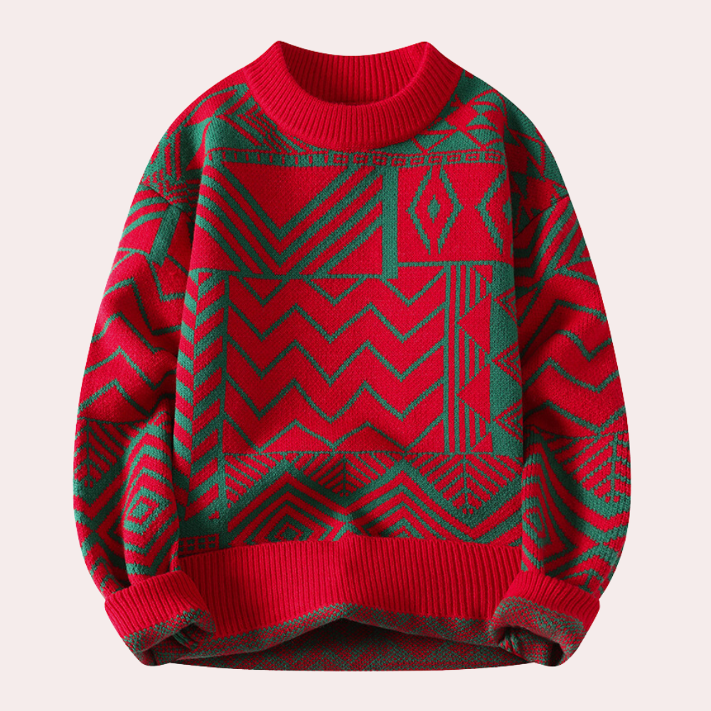 Exklusiver Herrenstrickpullover aus luxuriösem, hochwertigem Stoff