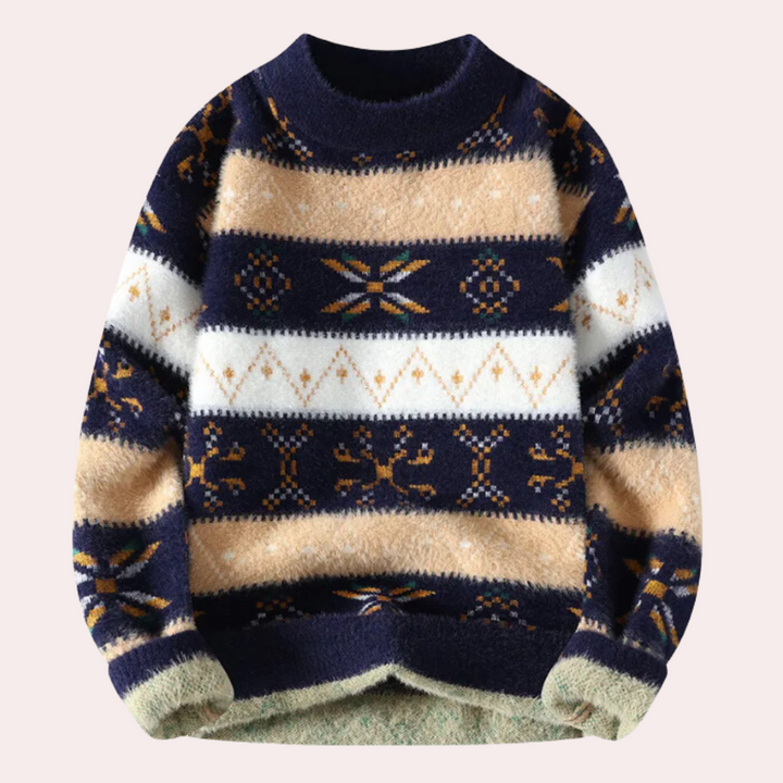 Eleganter Herrenpullover aus Baumwollstrick - Stil und Komfort für jeden Tag