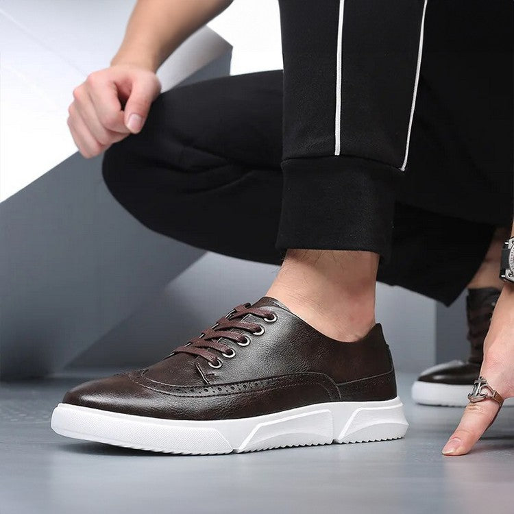 Elegante Herren-Sportschuhe aus Leder - ideal für elegante Freizeitkleidung