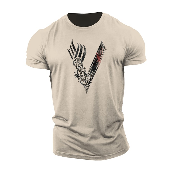 Bequemes Herren-T-Shirt aus Baumwolle im lässigen Stil