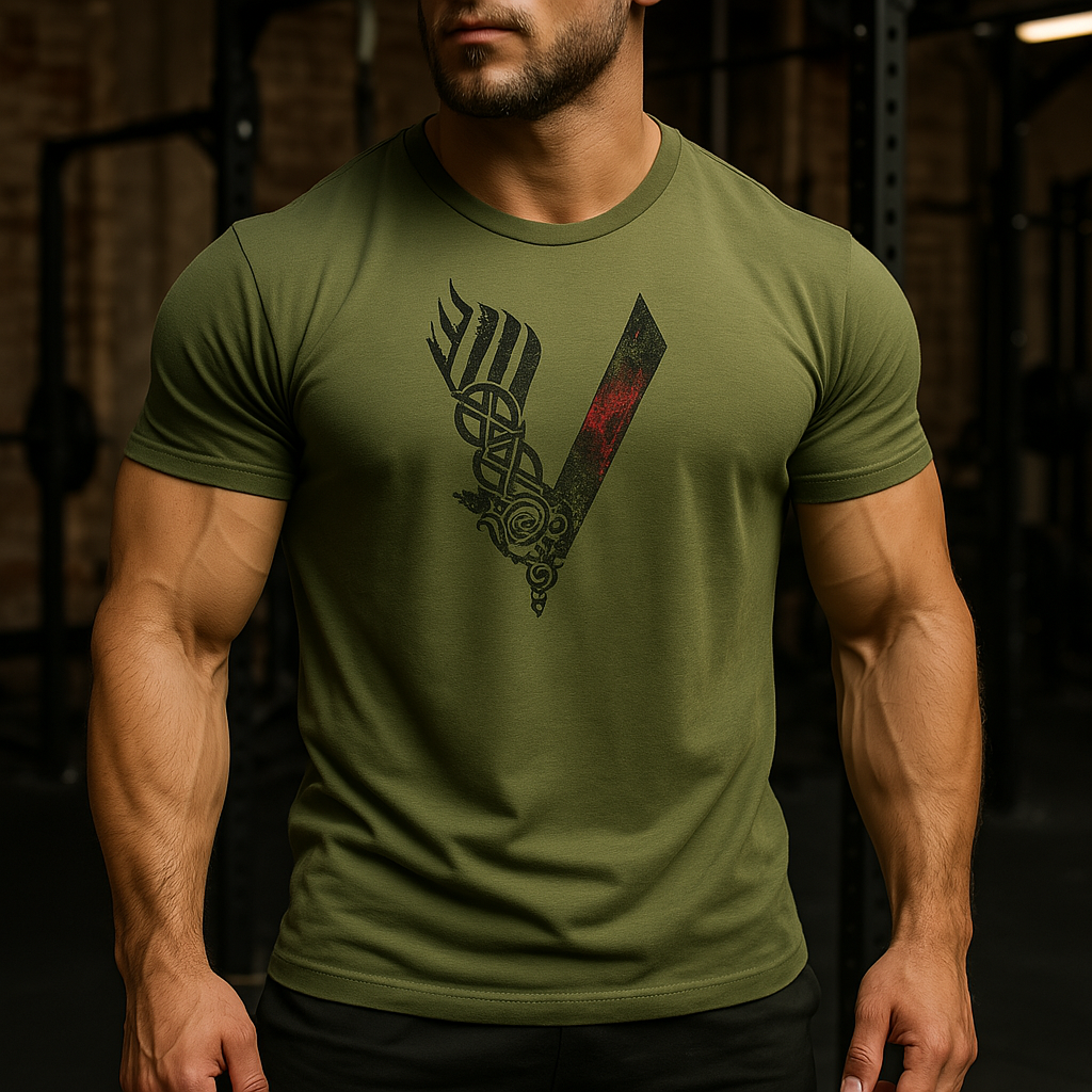 Bequemes Herren-T-Shirt aus Baumwolle im lässigen Stil
