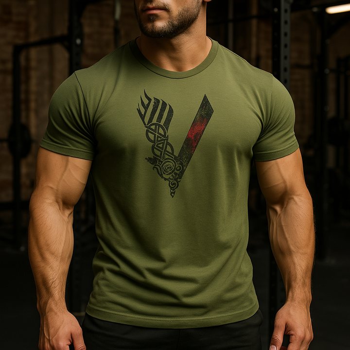 Bequemes Herren-T-Shirt aus Baumwolle im lässigen Stil