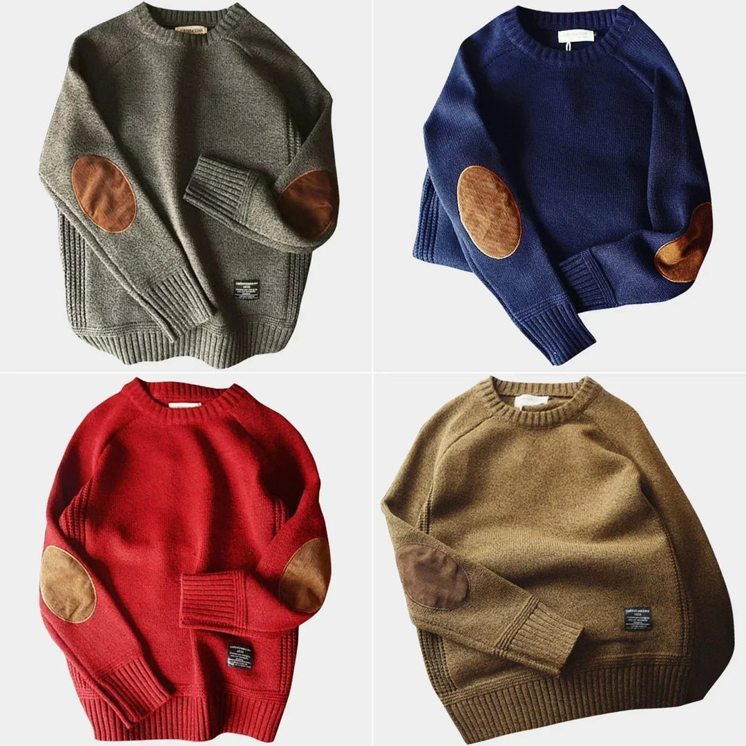 Elegancki męski sweter w stylowych, klasycznych kolorach – komfort i wyrafinowany wygląd