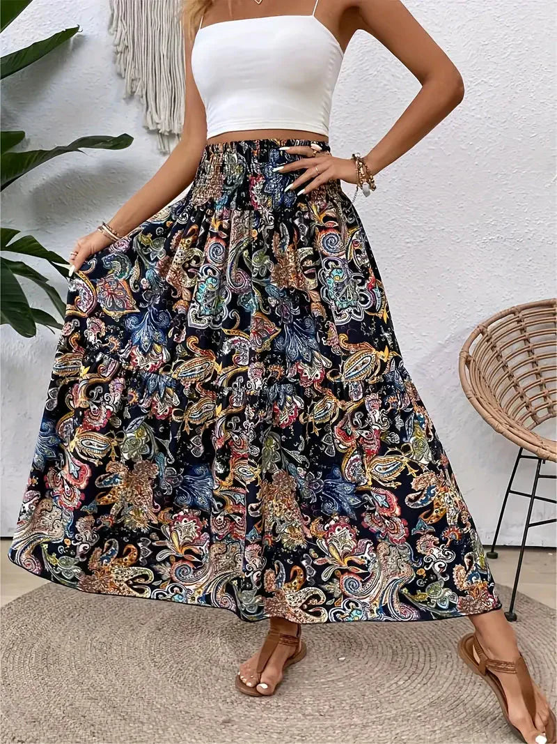 Stylowa damska spódnica maxi dla eleganckiego i modnego wyglądu