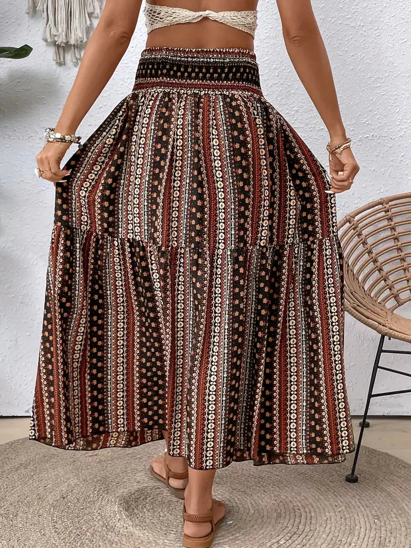 Stylowa damska spódnica maxi dla eleganckiego i modnego wyglądu