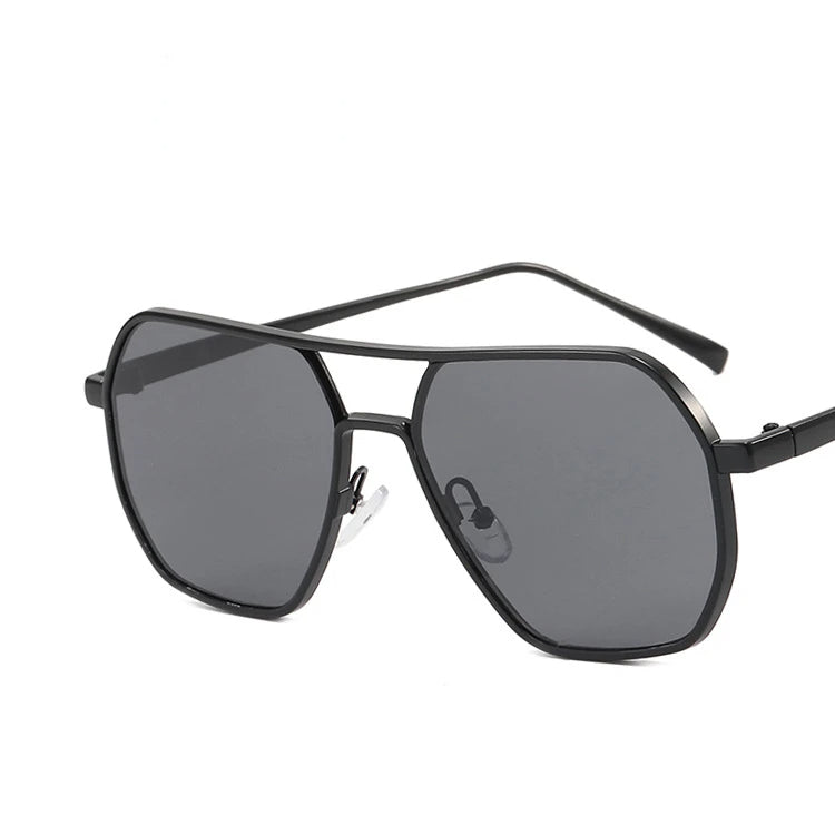 Stylowe i trwałe męskie okulary aviator ze stali nierdzewnej – elegancki dodatek do każdego stroju