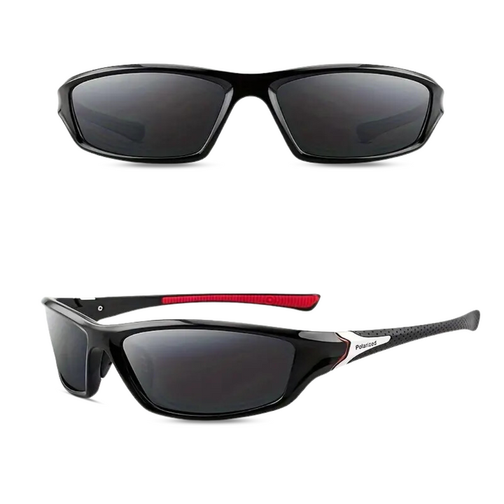 Stylische Sport-Sonnenbrille mit polarisierten Gläsern - ideal für aktive Outdoor-Aktivitäten