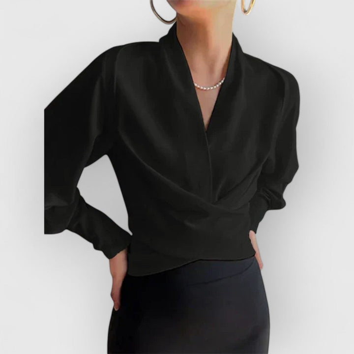 Elegante und modische Damenbluse mit schönen Puffärmeln für einen einzigartigen Stil