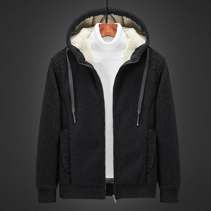 Warm gefüttertes Herren-Sweatshirt mit Reißverschluss - für Komfort und Stil