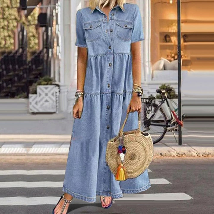 Trendiges Jeanskleid für Frauen - einzigartiger Stil und Komfort
