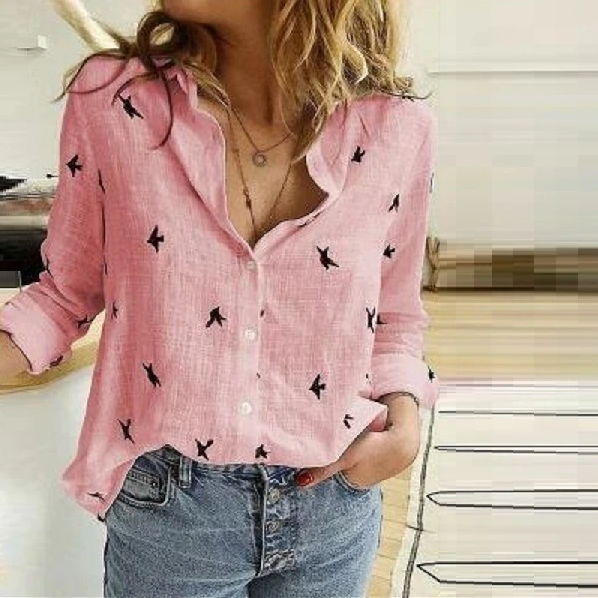 Stilvolle und bequeme Damenbluse für einen eleganten Look