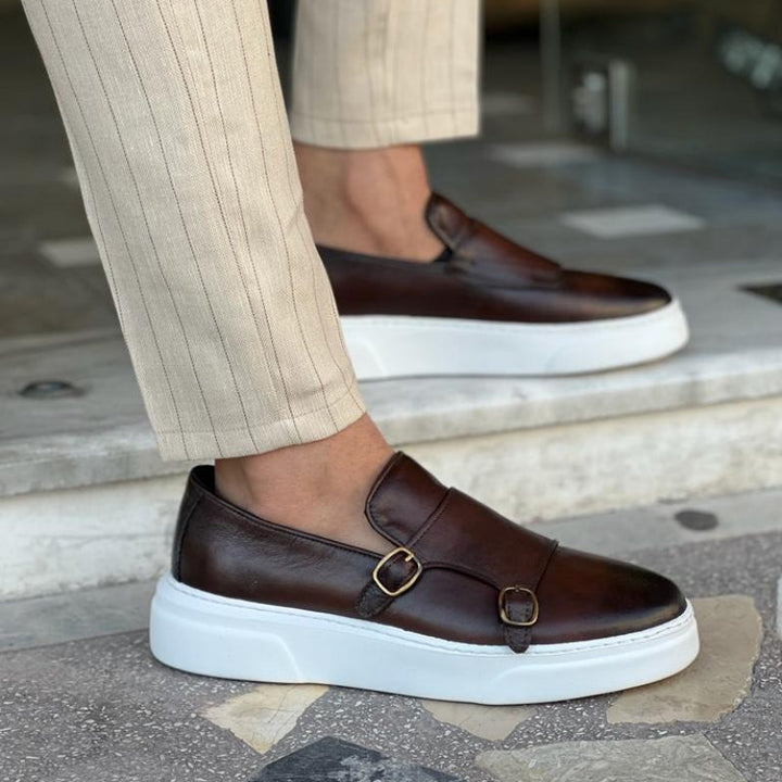 Elegante und bequeme Slipper aus Leder für Herren, perfekt für Alltag und Business