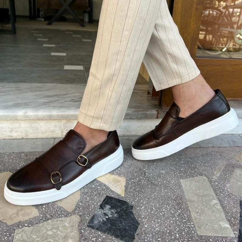 Elegante und bequeme Slipper aus Leder für Herren, perfekt für Alltag und Business
