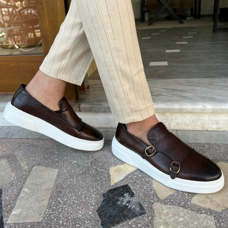 Elegante und bequeme Slipper aus Leder für Herren, perfekt für Alltag und Business