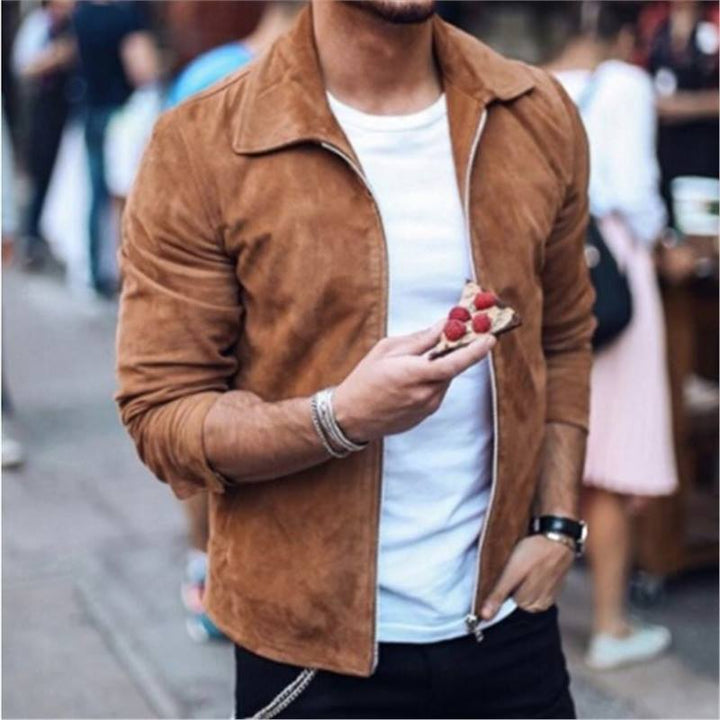 Elegante Herren Zip-Jacke