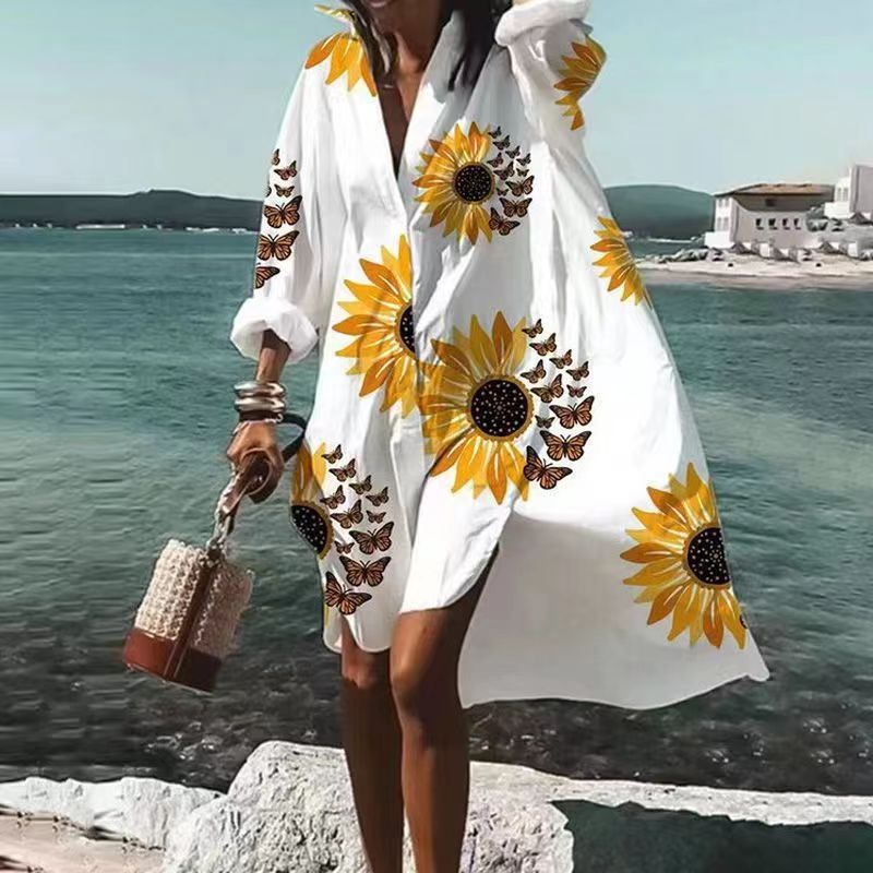 Stylisches Damenkleid mit spitzem Ausschnitt und langen Ärmeln - die perfekte Wahl für besondere Anlässe