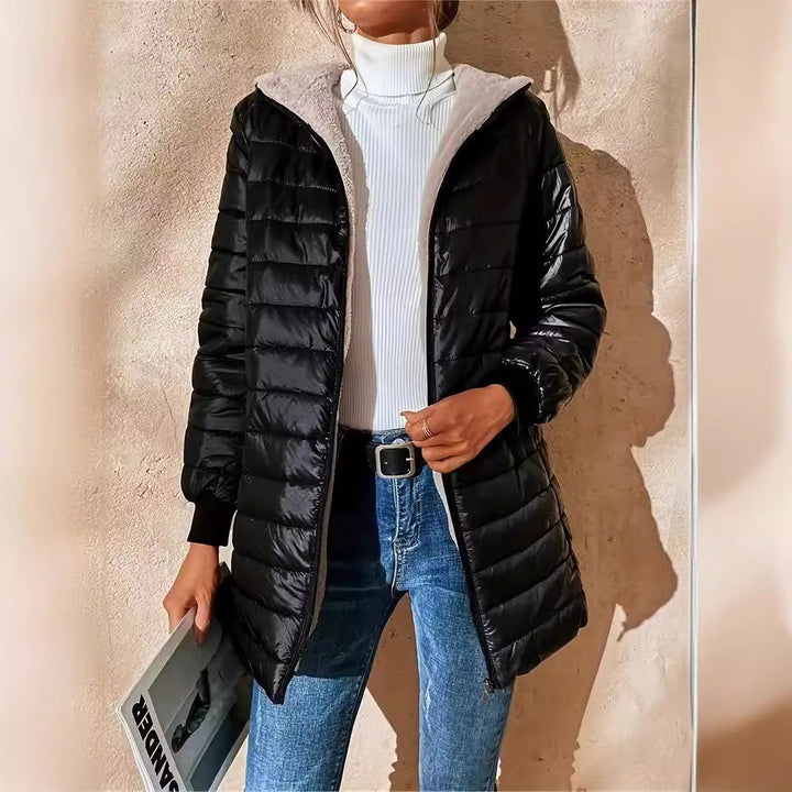 Elegancka damska kurtka zimowa – połączenie stylu i ciepła na chłodne dni