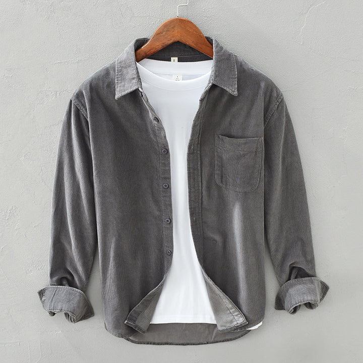 Herren-Retro-Cordhemd - zeitlose Eleganz für jeden Anlass