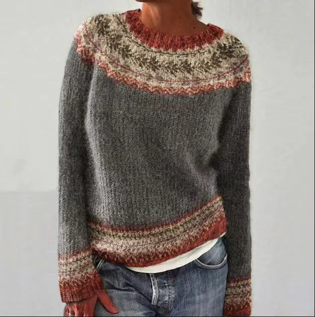 Eleganter Damen-Strickpullover im Vintage-Stil - verleihen Sie Ihrem Look ein einzigartiges Flair