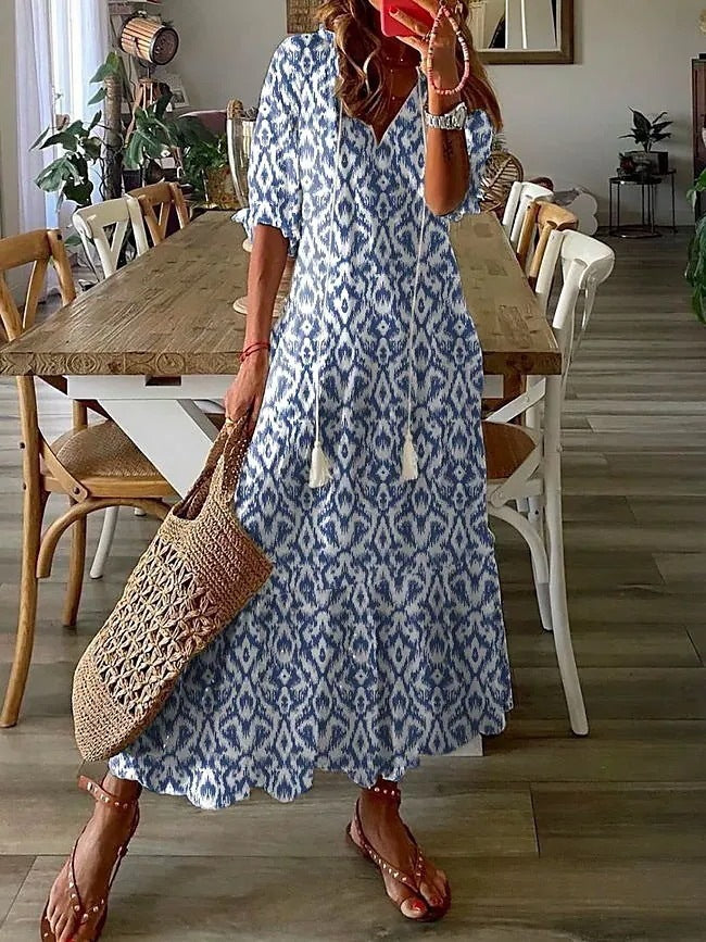 Claudia™ - Ein stilvolles und elegantes langes Kleid für den Sommer