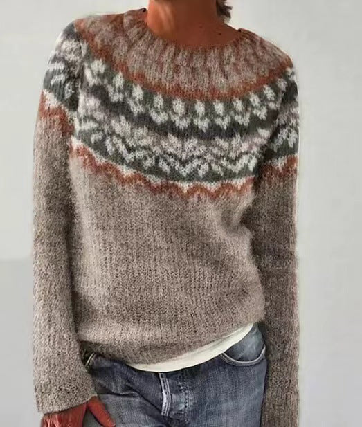 Eleganter Damen-Strickpullover im Vintage-Stil - verleihen Sie Ihrem Look ein einzigartiges Flair