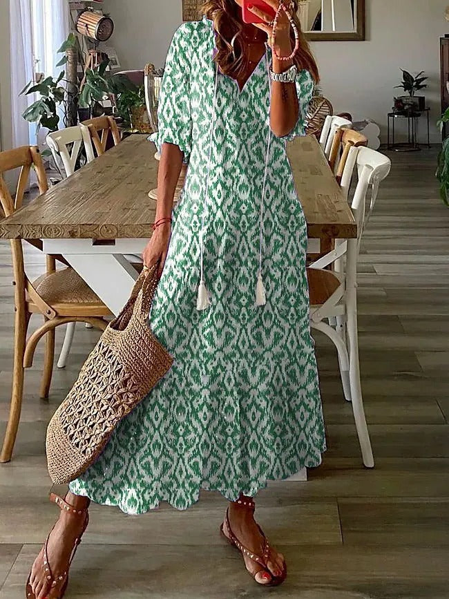 Claudia™ - Ein stilvolles und elegantes langes Kleid für den Sommer