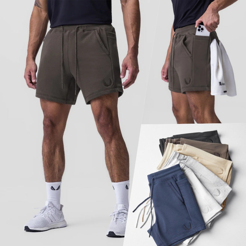 Komfortowe męskie spodenki sportowe z wysokiej jakości bawełny Premium - Idealne na trening i codzienne casualowe stylizacje