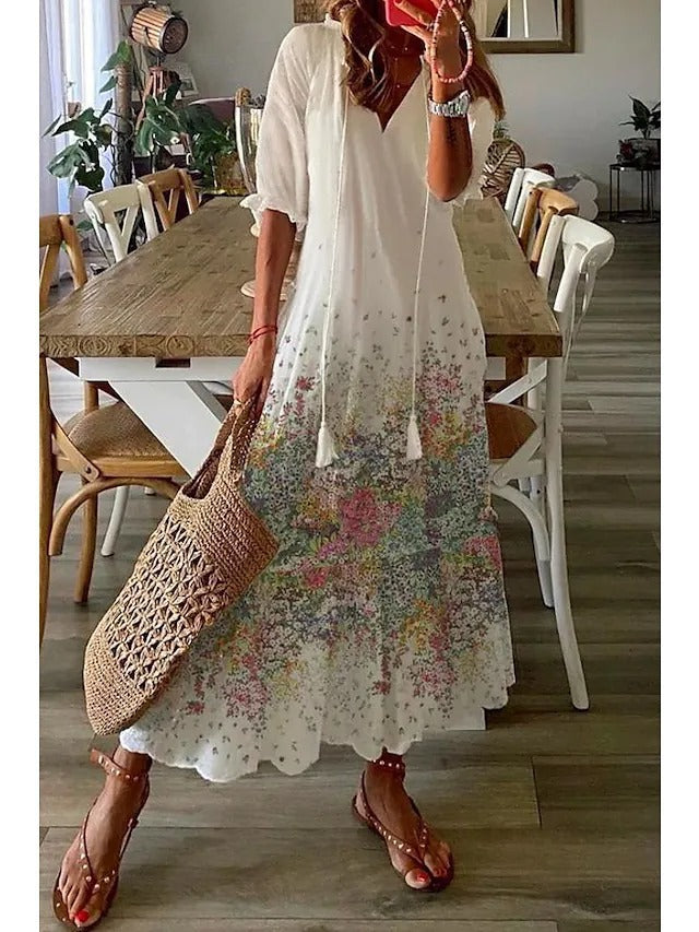 Claudia™ - Ein stilvolles und elegantes langes Kleid für den Sommer