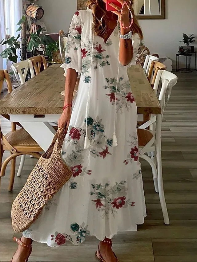 Claudia™ - Ein stilvolles und elegantes langes Kleid für den Sommer