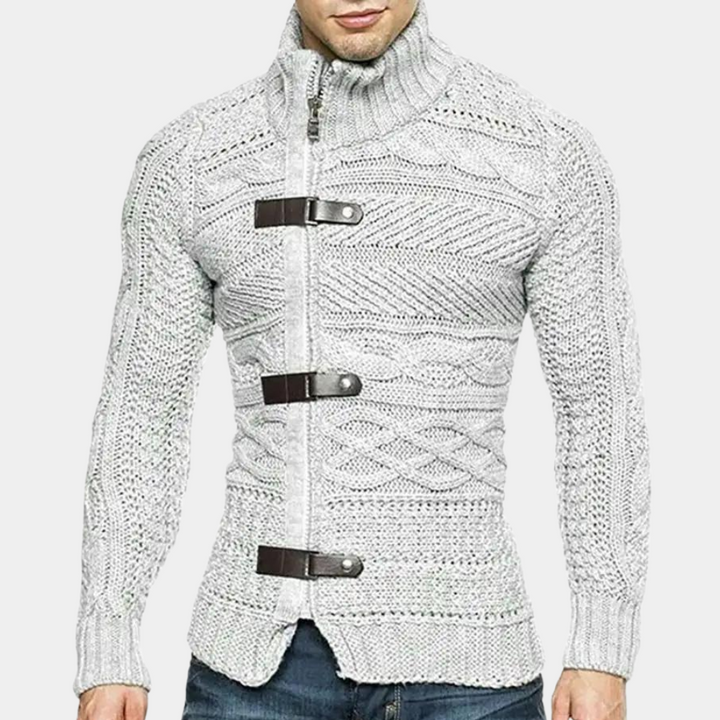 Eleganter Herren-Rollkragenpullover aus hochwertiger Merinowolle