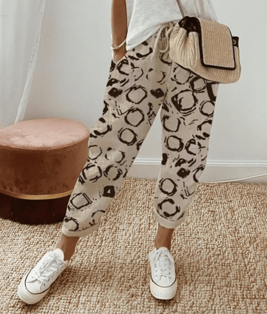 Beatrice™ Eleganckie Bawełniane Spodnie – Połączenie Stylu i Komfortu na Każdą Okazję
