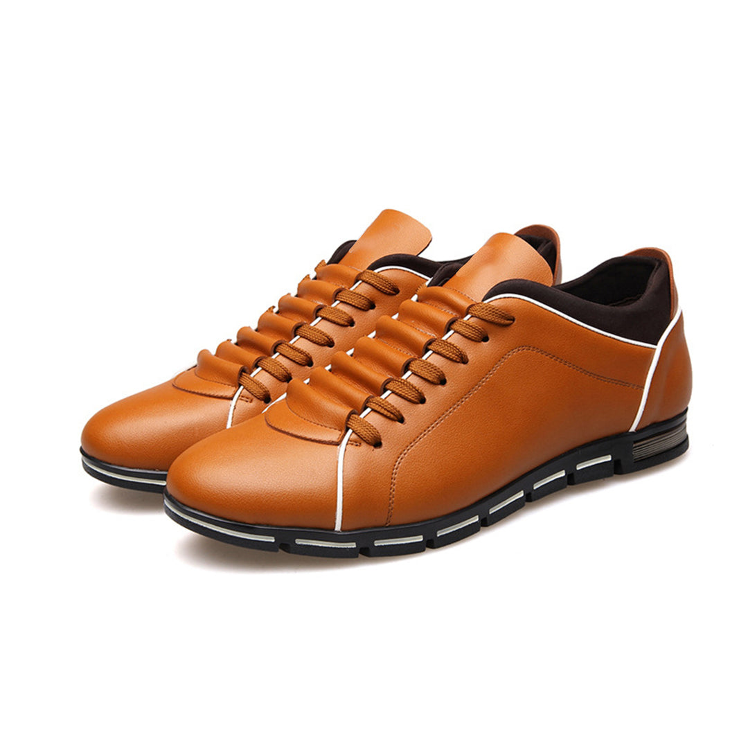 Stylische SANJIN Leder Sneaker für ultimativen Komfort